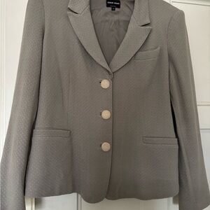 Giorgio Armani Classic Gray Blazer